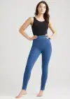 Denim Shaping Legging(Mid Wash,XS)