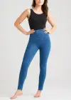 Denim Shaping Legging(Mid Wash,XS)