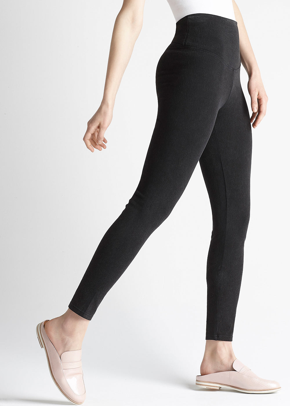 Denim Shaping Legging(Black,XS)