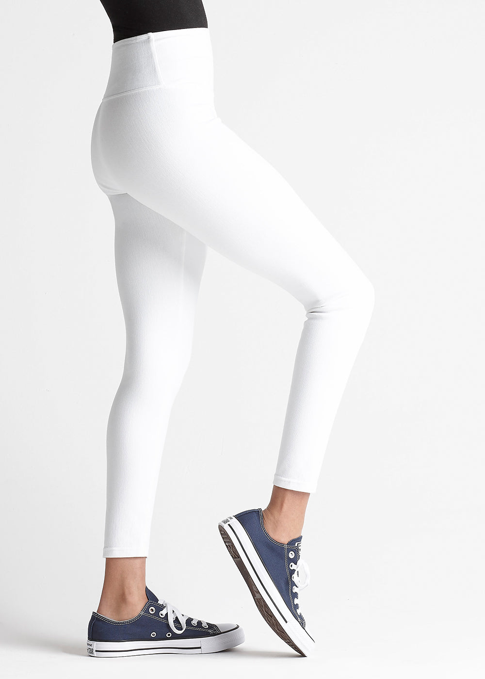Denim Shaping Legging(White,XS)