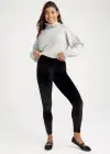 Velvet Shaping Legging(Black,XS)