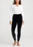 Velvet Shaping Legging(Black,XS)