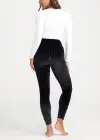 Velvet Shaping Legging(Black,XS)
