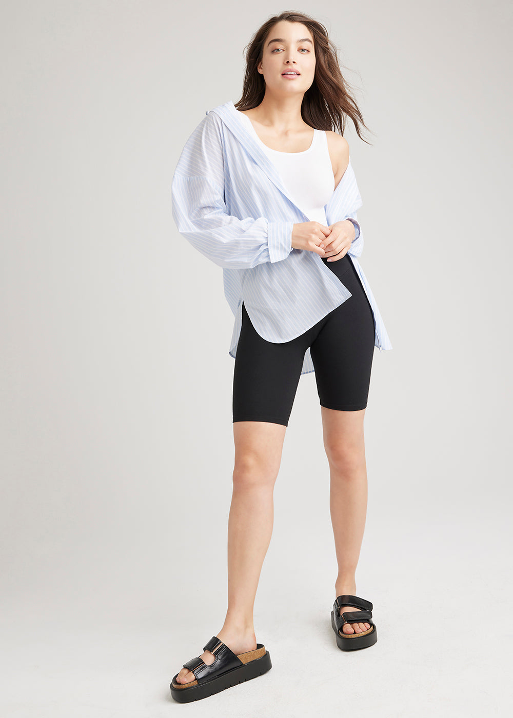 Mel Shaping Biker Short - 360Sculpt™ Cotton(Black,XS)