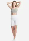 Mel Shaping Biker Short - 360Sculpt™ Cotton(White,XS)