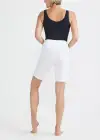 Mel Shaping Biker Short - 360Sculpt™ Cotton(White,XS)