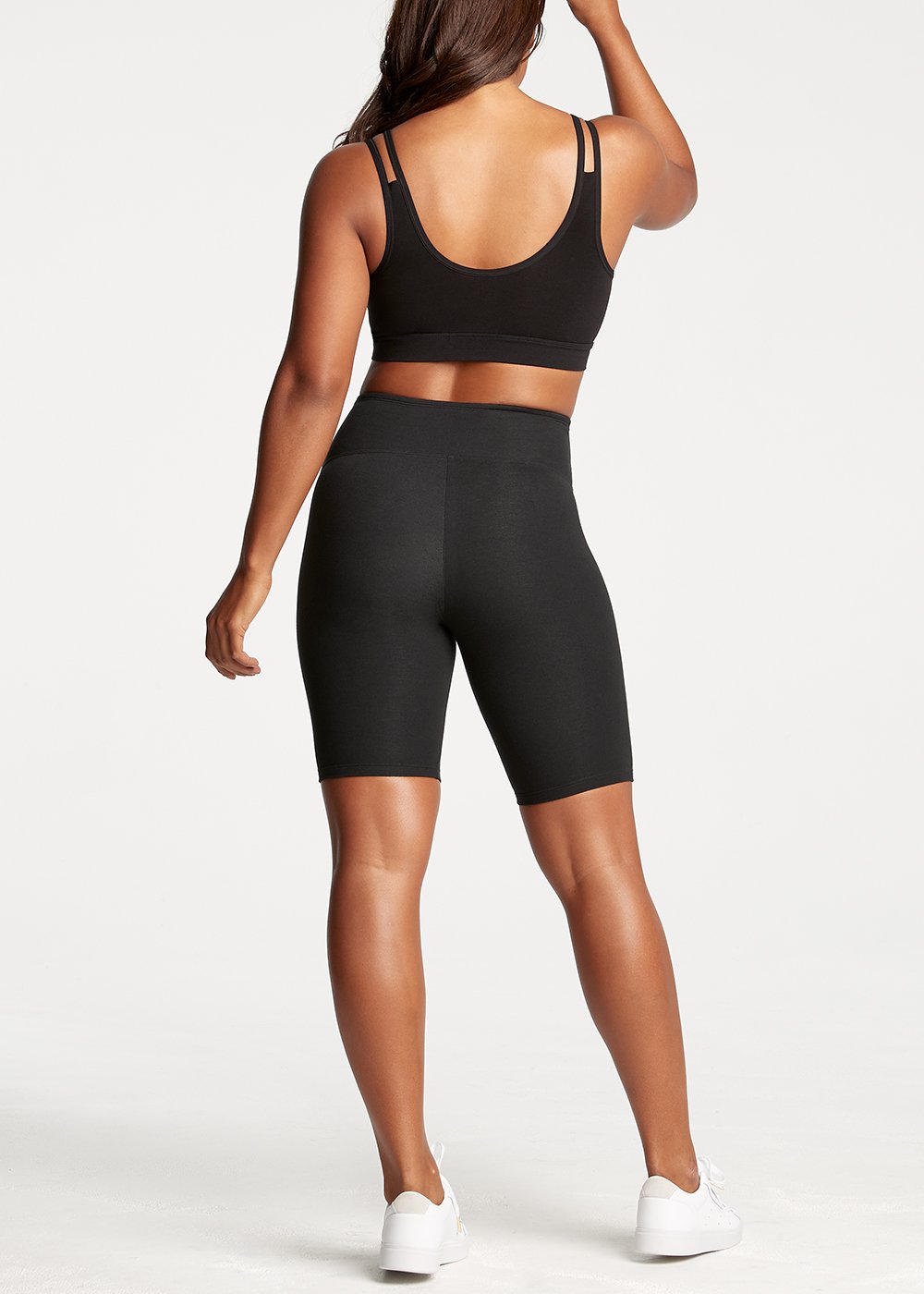 Mel Shaping Biker Short - 360Sculpt™ Cotton(Black,XS)
