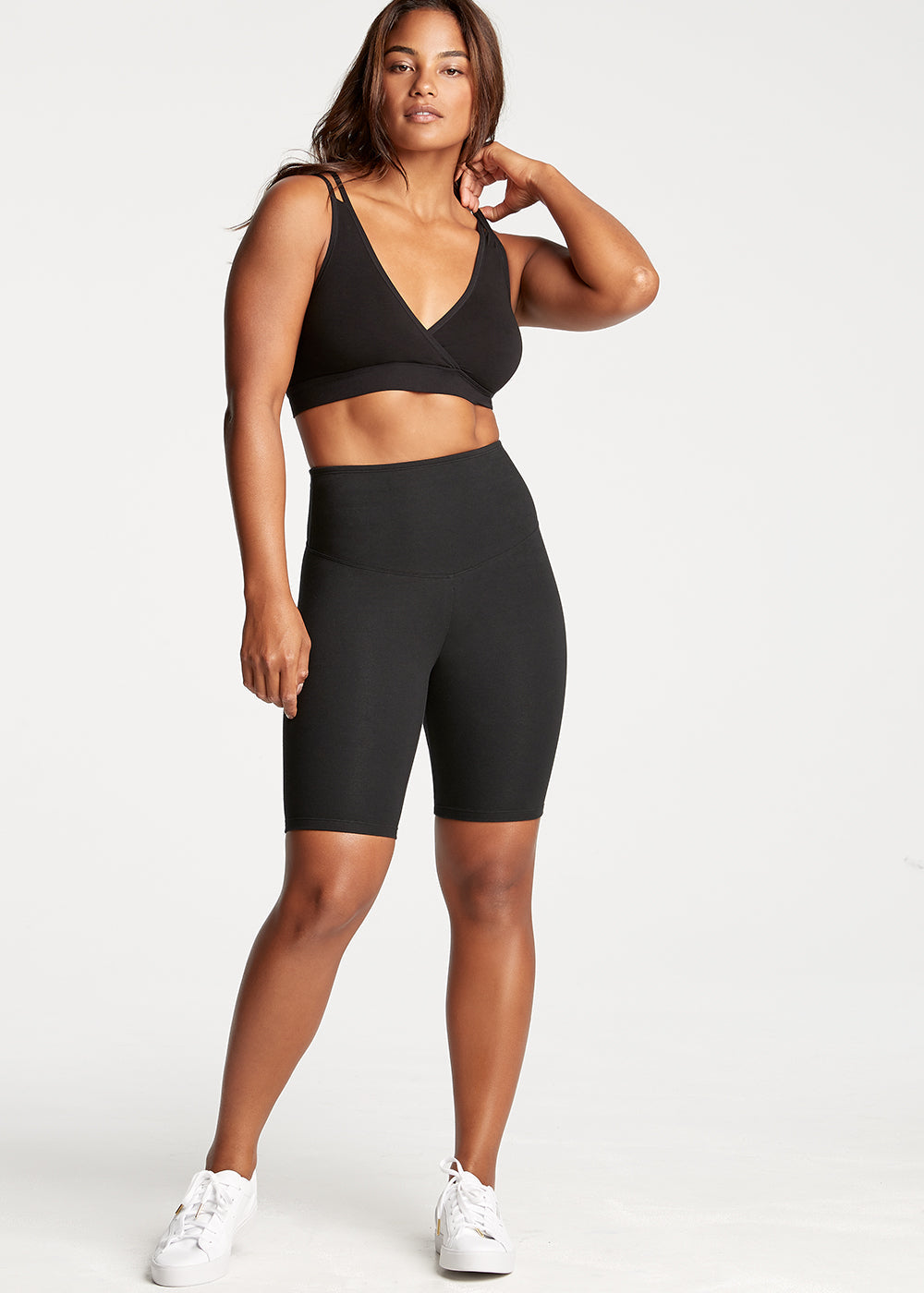 Mel Shaping Biker Short - 360Sculpt™ Cotton(Black,XS)
