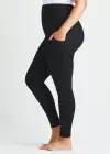 Rachel Shaping Legging w/ Pockets - 360Sculpt™ Cotton(Black,XS)