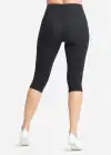 Talia Crop Shaping Legging w/ Pockets - 360Sculpt™ Cotton(Black,XS)