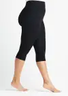 Talia Crop Shaping Legging w/ Pockets - 360Sculpt™ Cotton(Black,XS)