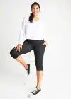 Talia Crop Shaping Legging w/ Pockets - 360Sculpt™ Cotton