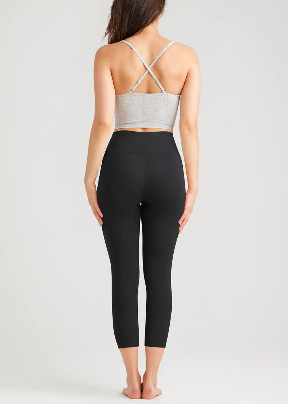 Gloria 7/8 Shaping Legging w/ Pockets - 360Sculpt™ Cotton(Black,XS)