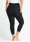 Gloria 7/8 Shaping Legging w/ Pockets - 360Sculpt™ Cotton(Black,XS)