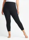 Gloria 7/8 Shaping Legging w/ Pockets - 360Sculpt™ Cotton(Black,XS)