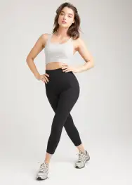 Gloria 7/8 Shaping Legging w/ Pockets - 360Sculpt™ Cotton(Black,XS)