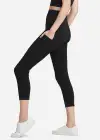Gloria 7/8 Shaping Legging w/ Pockets - 360Sculpt™ Cotton(Black,XS)