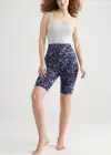Mel Shaping Biker Short - 360Sculpt™ Cotton(Eclipse Blue Camo,XS)