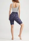 Mel Shaping Biker Short - 360Sculpt™ Cotton(Eclipse Blue Camo,XS)