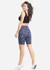 Mel Shaping Biker Short - 360Sculpt™ Cotton(Eclipse Blue Camo,XS)