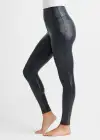 Katia Snake Print Shaping Legging - Faux Leather(Black,XS)