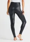 Katia Snake Print Shaping Legging - Faux Leather(Black,XS)
