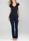 Denim Bootcut Shaping Legging(True Indigo,XS)