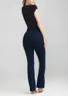 Denim Bootcut Shaping Legging(True Indigo,XS)