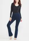 Denim Bootcut Shaping Legging(True Indigo,XS)