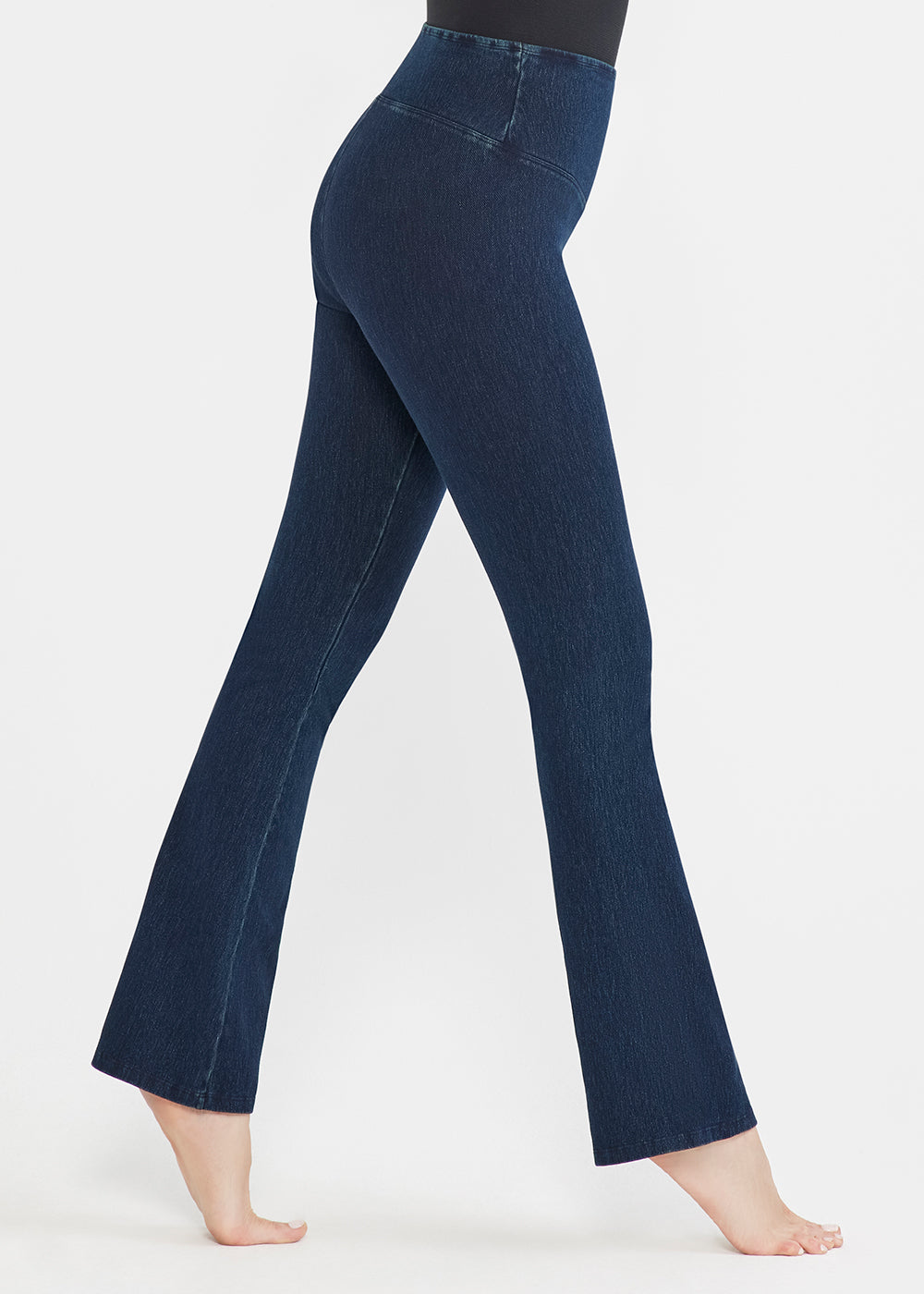 Denim Bootcut Shaping Legging(True Indigo,XS)