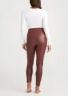 Faux Leather Shaping Legging(Java,XS)
