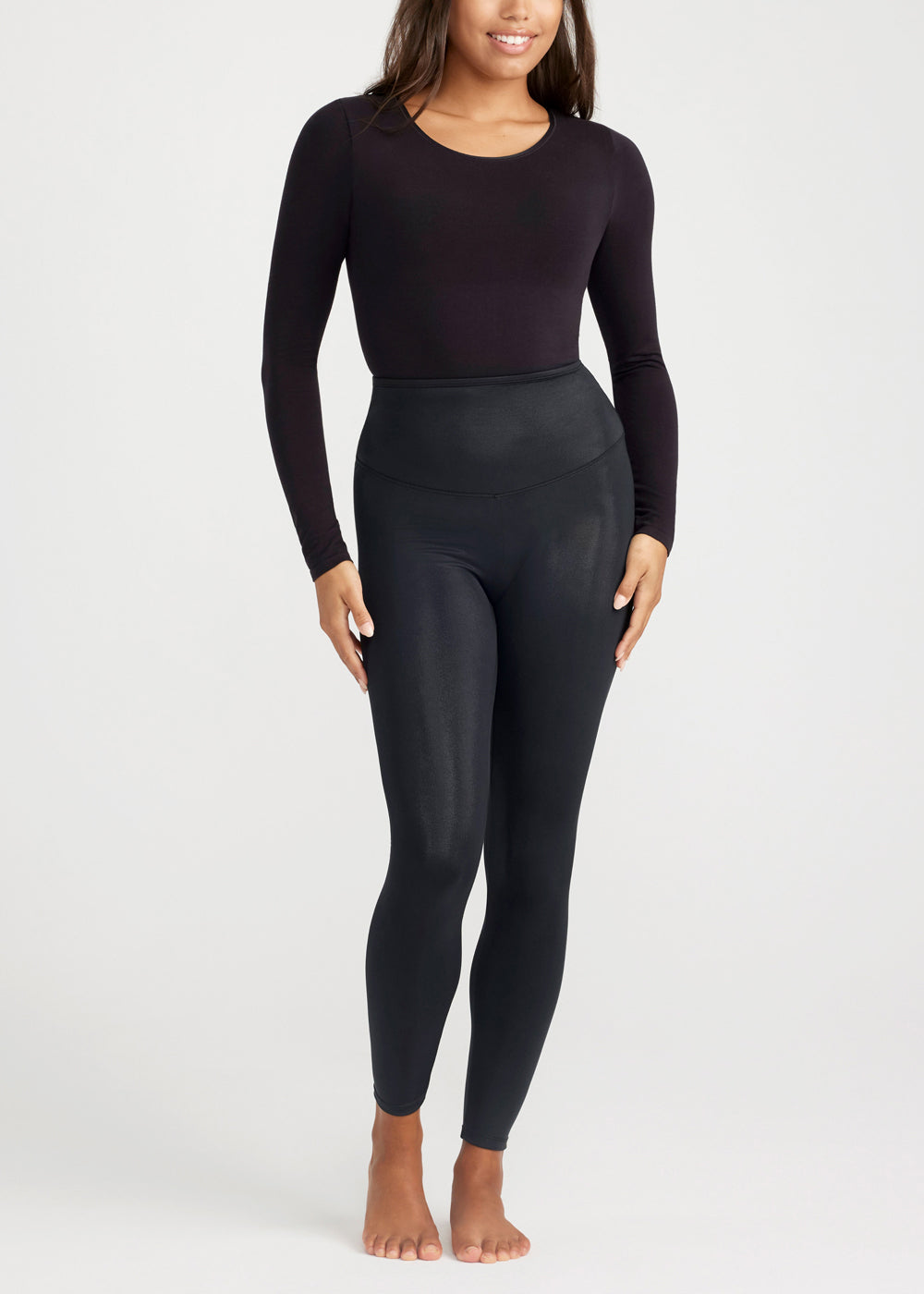 Elektra Coated Shaping Legging(Black,XS)