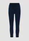 Remy Cropped Denim Shaping Legging w/ Released Hem(True Indigo,XS)