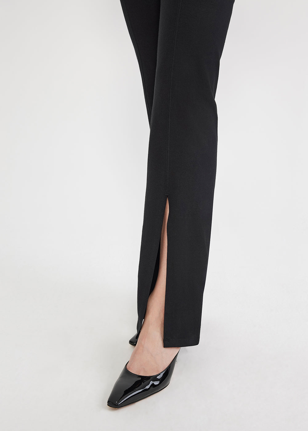 Chrissy Split Bootcut Shaping Legging - 360Sculpt™ Cotton(Black,XS)