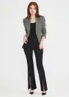Chrissy Split Bootcut Shaping Legging - 360Sculpt™ Cotton(Black,XS)