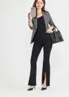 Chrissy Split Bootcut Shaping Legging - 360Sculpt™ Cotton(Black,XS)