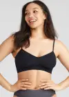 Audrey Wire Free Unlined Bralette - Yummie SoftServe™(Black,S/M)