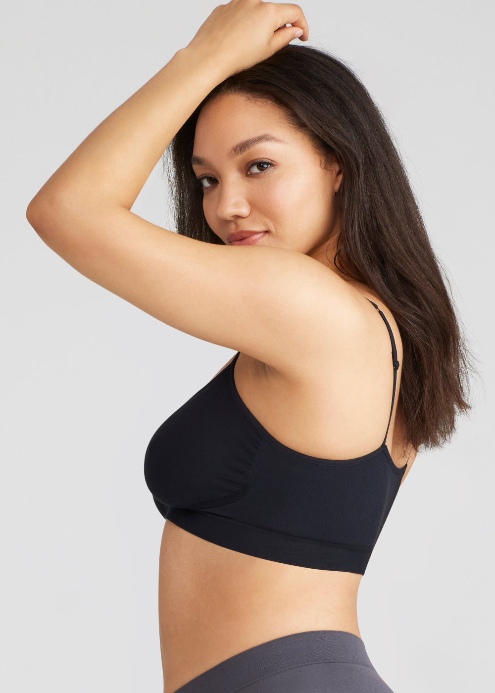 Audrey Wire Free Unlined Bralette - Yummie SoftServe™(Black,S/M)