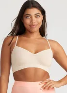 Audrey Wire Free Unlined Bralette - Yummie SoftServe™(Frappe,S/M)