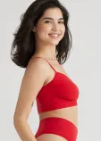 Audrey Wire Free Unlined Bralette - Yummie SoftServe™(Salsa,S/M)