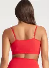 Audrey Wire Free Unlined Bralette - Yummie SoftServe™(Salsa,S/M)