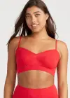 Audrey Wire Free Unlined Bralette - Yummie SoftServe™(Salsa,S/M)