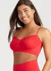 Audrey Wire Free Unlined Bralette - Yummie SoftServe™(Salsa,S/M)