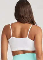 Audrey Wire Free Unlined Bralette - Yummie SoftServe™(White,S/M)