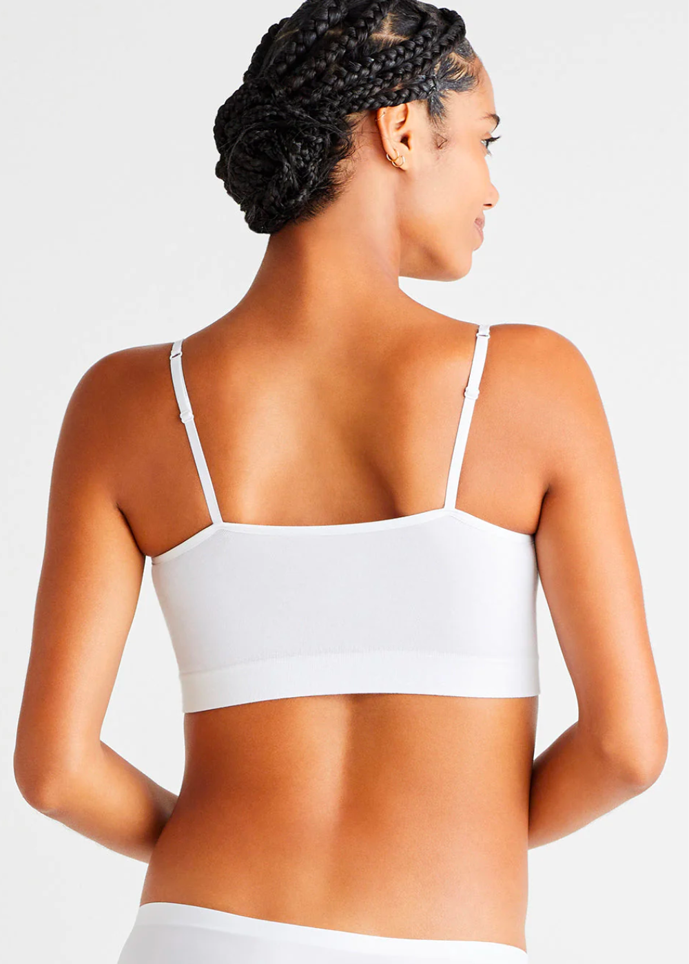 Audrey Wire Free Unlined Bralette - Yummie SoftServe™(White,S/M)