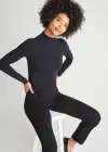 Madelyn Mock Neck Shaping Bodysuit - Yummie SoftServe™(Black,S/M)