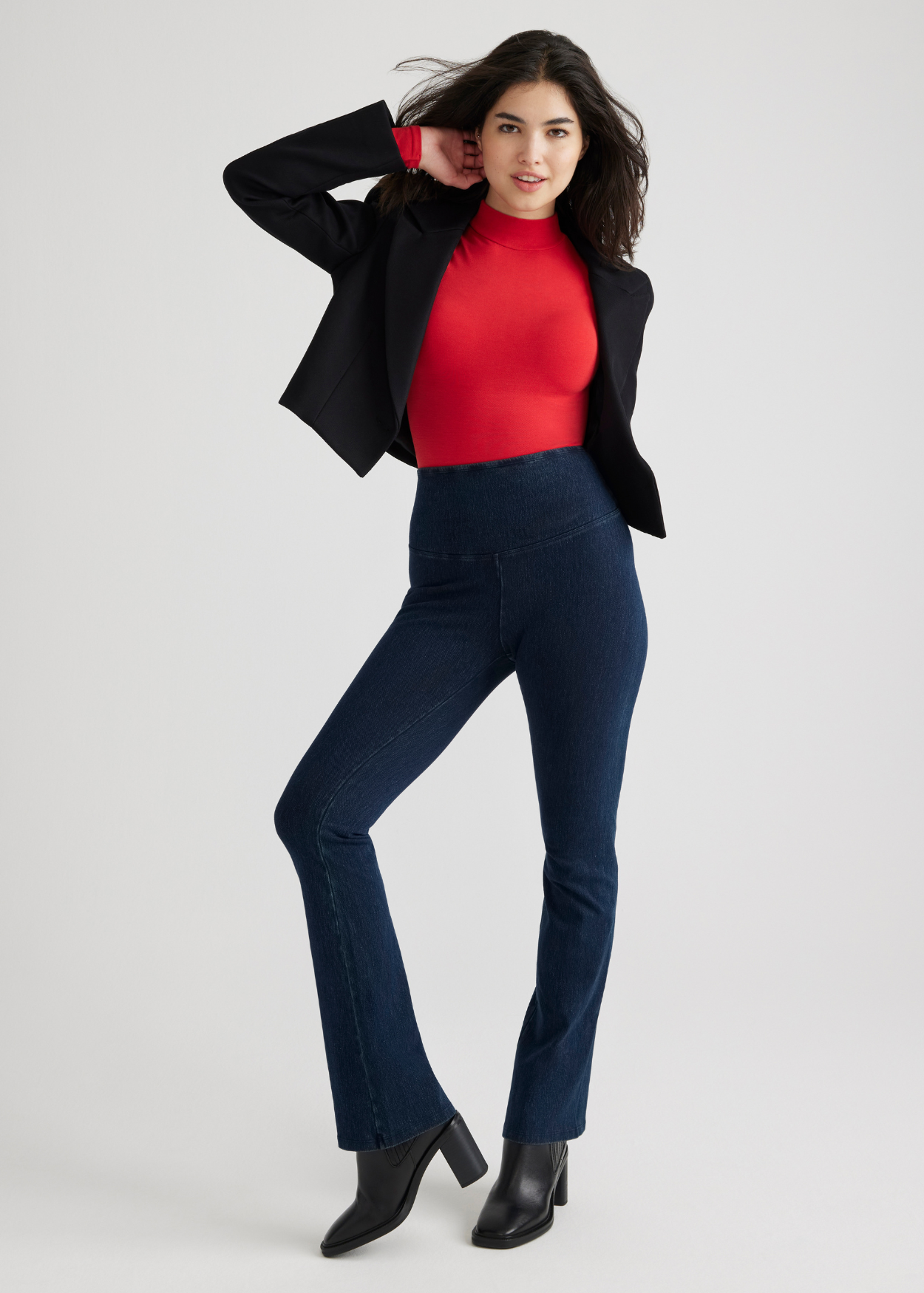 Madelyn Mock Neck Shaping Bodysuit - Yummie SoftServe™(Salsa,S/M)