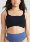 Tanya Bralette w/ Removable Pads - Yummie SoftServe™(Black,S/M)
