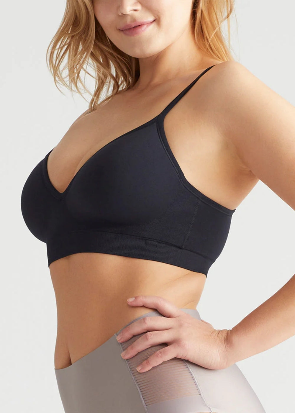 Dawn Contour Bra(Black,XS)
