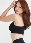 Emmie T-Back Bralette w/ Removable Pads - Yummie SoftServe™(Black,S/M)